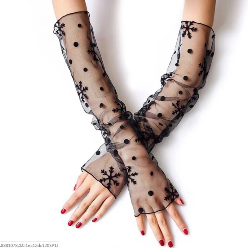 2 шт. тонкие летние велосипедные перчатки из шифона и тюля с длинными рукавами для