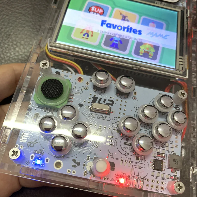 3,5 дюймов ips 60FPS карманная мини аркадная игра Raspberry Pi 3+ 32G