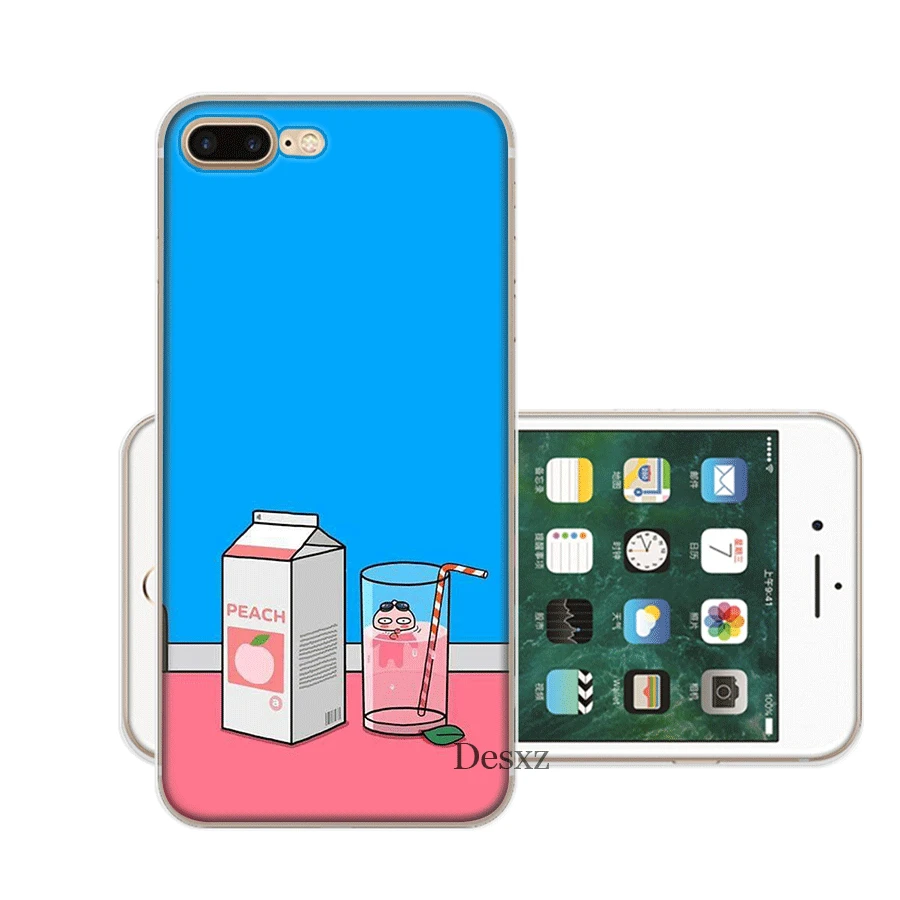 Забавный какао мобильный телефон чехол жесткий для iPhone 5 5s SE 6 6s 7 8 Plus 11 Pro X XR XS Max