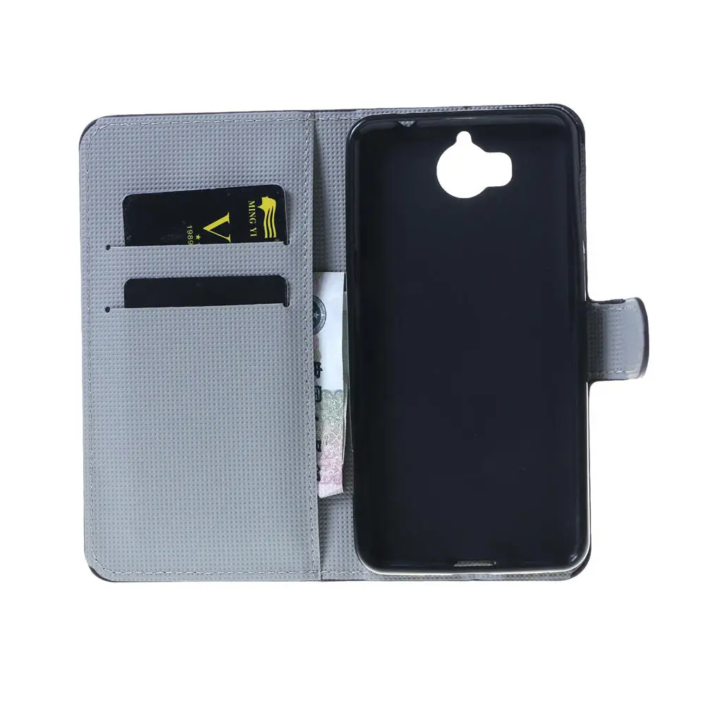 Чехол книжка на Y6 2017 Nova Young из искусственной кожи Funda чехол s для huawei MYA L11 L41 кошелек