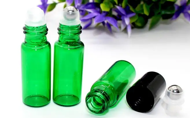 10 мл Кобальтовая синяя толстая стеклянная флакончик с роликовым шариком из металла для эфирных масел и духов 1000шт/оптовая партия по сниженной цене.