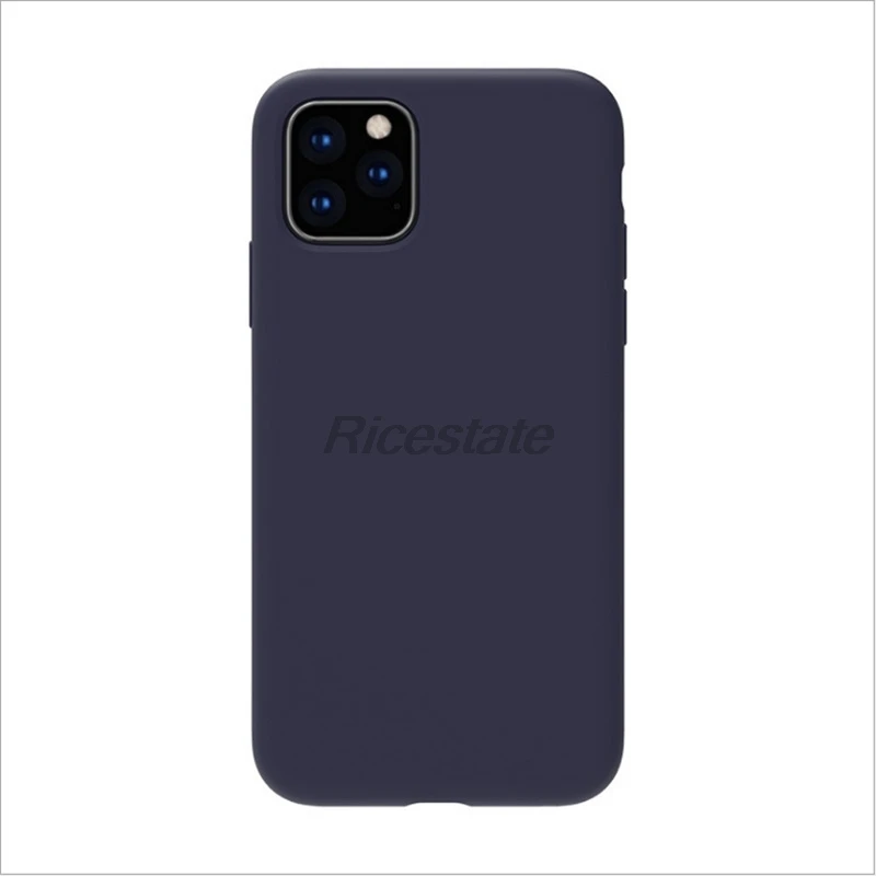 Матовый Силиконовый чехол карамельного цвета для iPhone 11Pro 11 Pro Max 12 mini MAX задняя