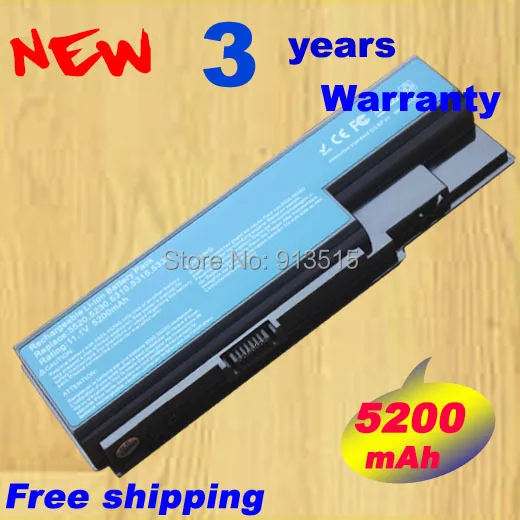 6cell батарея для Acer 5920 AS07B31 Aspire 5220 ACER Extensa 7230E 7630 7630EZ 7630G 7630Z 7630ZG 7230 AS07B41|battery grip for nikon