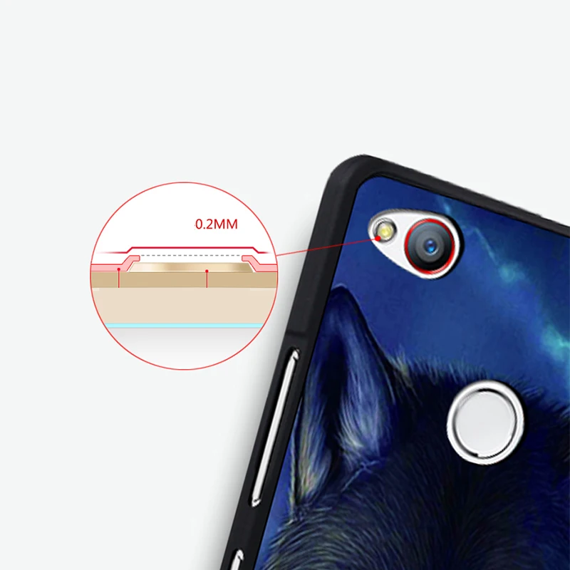 zte nubia z11 Case Original Cover for Skin Wolf Fish Skull Fundas 100% |
