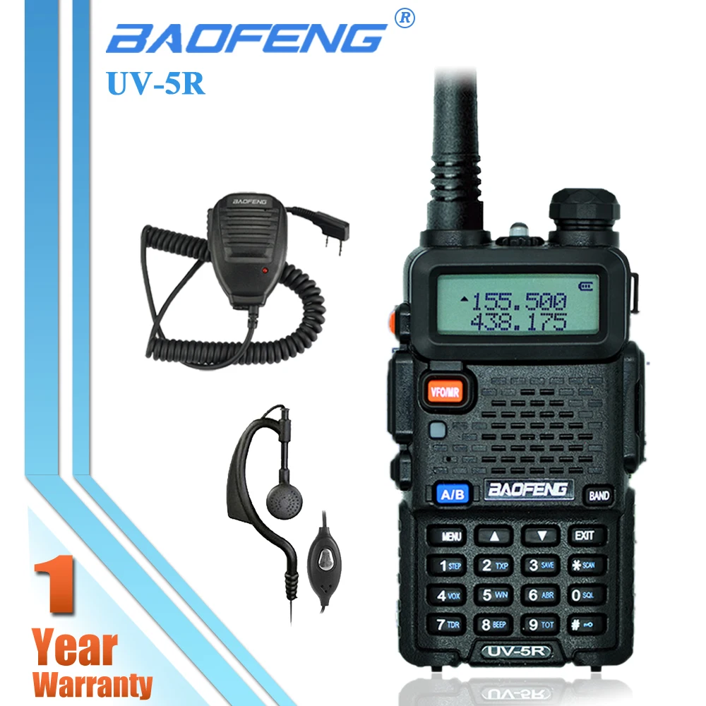 Baofeng UV 5R двухстороннее Любительское рация УКВ 128CH УФ CB Dual Band Радио UV5R Ручной FM
