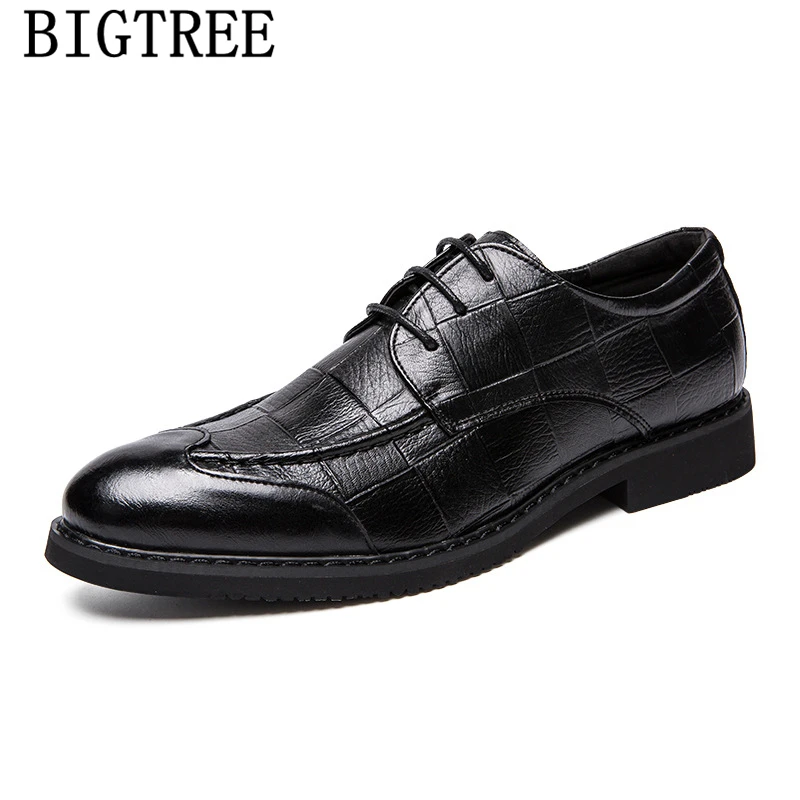 

Oxford Shoes Men Formal Vintage Shoes Men Classic Wedding Dress Mens Office Shoes Leather Luxury Italian Brand Sapato Masculino
