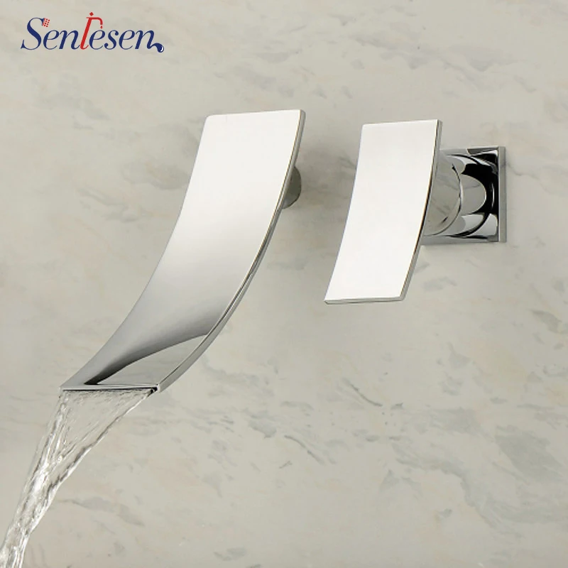 Senlesen Sensor Faucet Automatic Hand Touch Tap Mixer Battery Power Free Single Handle Single Holder Vessel Bathroom Sinl Taps