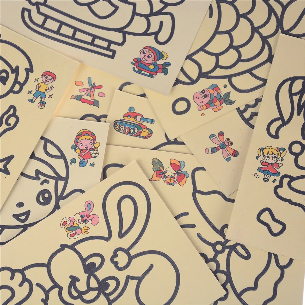 Песчаная живопись детские игрушки для рисования картины Детские Поделки сделай