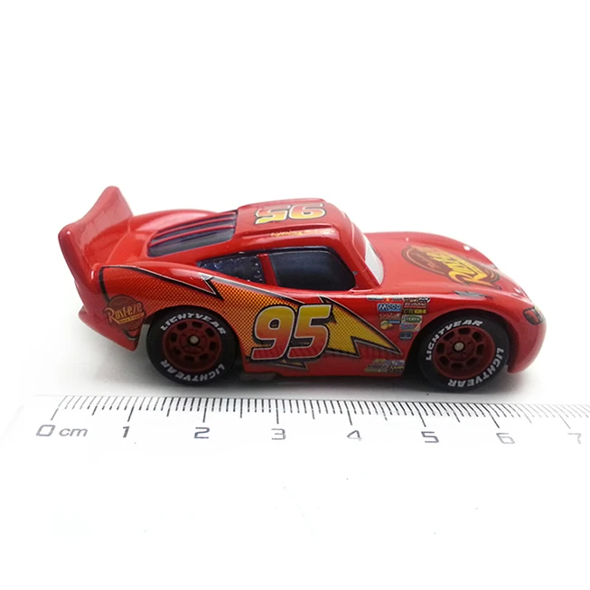 Disney Pixar Cars Gold Dinoco синий черный полицейский Молния Маккуин литой игрушечный автомобиль для детей 1:55 Свободный бренд и