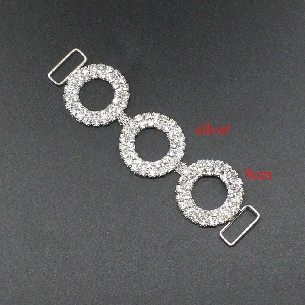 Новинка! Фабрика 4 шт Купальники цепи разъемы пряжки металла кристалл горный