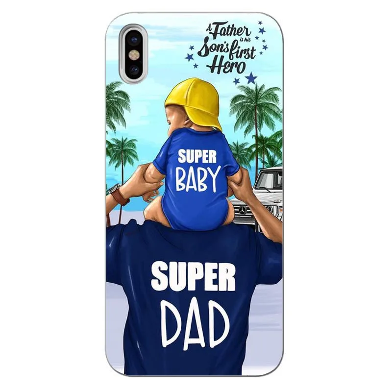 Модный черный коричневый Чехол для мамы и дочки с волосами iPhone X MAX XR 8 7 6 6s Plus 5 5s SE