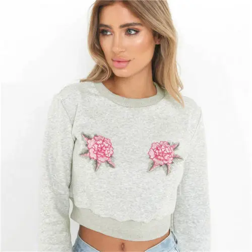 Новый женский длинный рукав круглый вырез простой базовый тянущийся топ тонкие