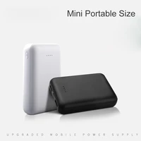 10000mah portable mini size external battery power bank double usb output phone charger for mobile phone