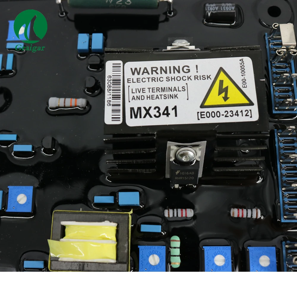 Постоянный магнит генератор Тип Напряжение регулятор AVR MX341 автоматический MX