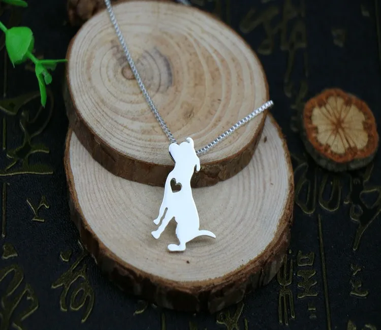 Бульдог ожерелье подвеска для собаки бульдог ювелирные изделие золотого цвета с