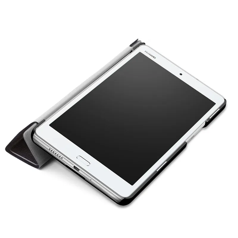 Для 8 0 дюймов Huawei MediaPad M3 Lite чехол флип из искусственной кожи (полиуретан подставка