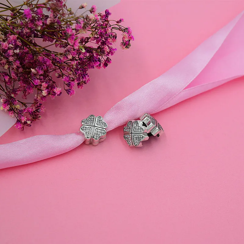 Yanxizao 2018 новые серебряные 925 европейские бусины-подвески с фианитами Fit Pandora стиль