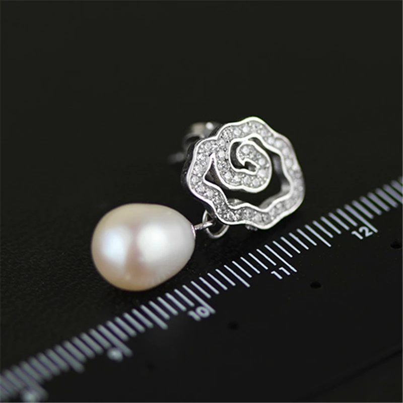 Lotus Fun реальные стерлингового серебра 925 натуральный жемчуг творческий ручной