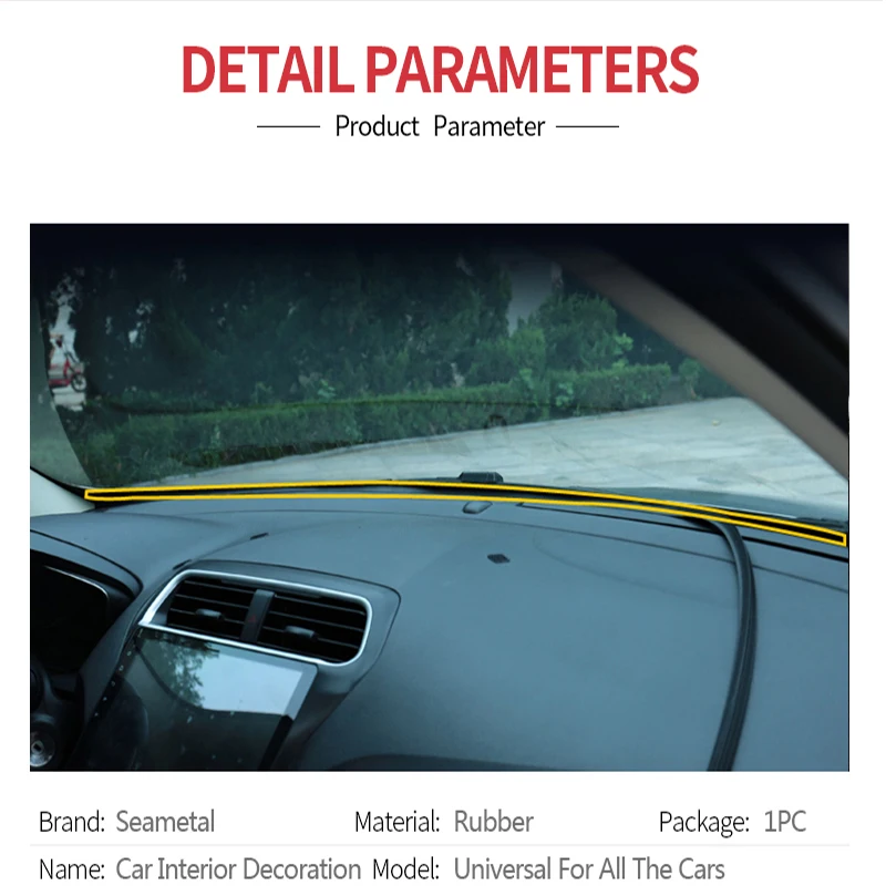 Звукоизоляционная уплотнительная лента для приборной панели 1 м Audi A3 A4 B8 B6 A6 C6 A5 B7