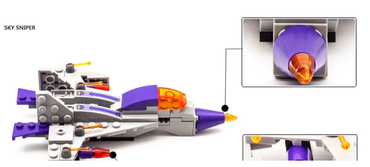 8В1 Горячая межзвездные космические войны Военный корабль строительный блок