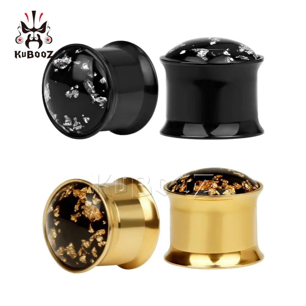 Wholesale Price Double Horn Stainless Steel Ear Plugs Tunnels Piercing Gauges Expanders Body Jewelry Earring Stretchers 40PCS | Украшения и