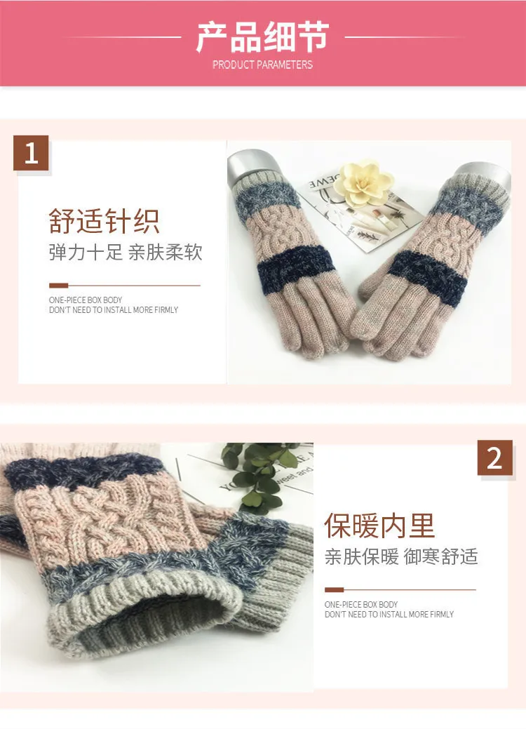 Women Rabbit. Fur Mitten Plush Glove Costume Cute Winter Warm Half Finger Gloves Women Female Gloves Mitten keep warm
