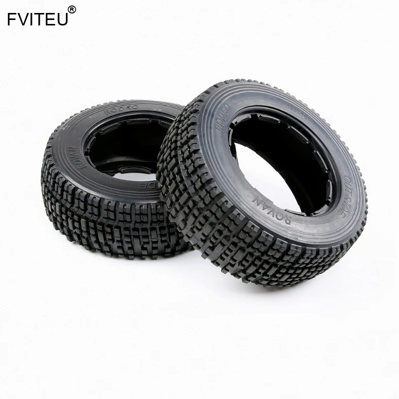

Набор резиновых задних шин fvieu для двигателя Rovan King 1/5 HPI Baja 5SC