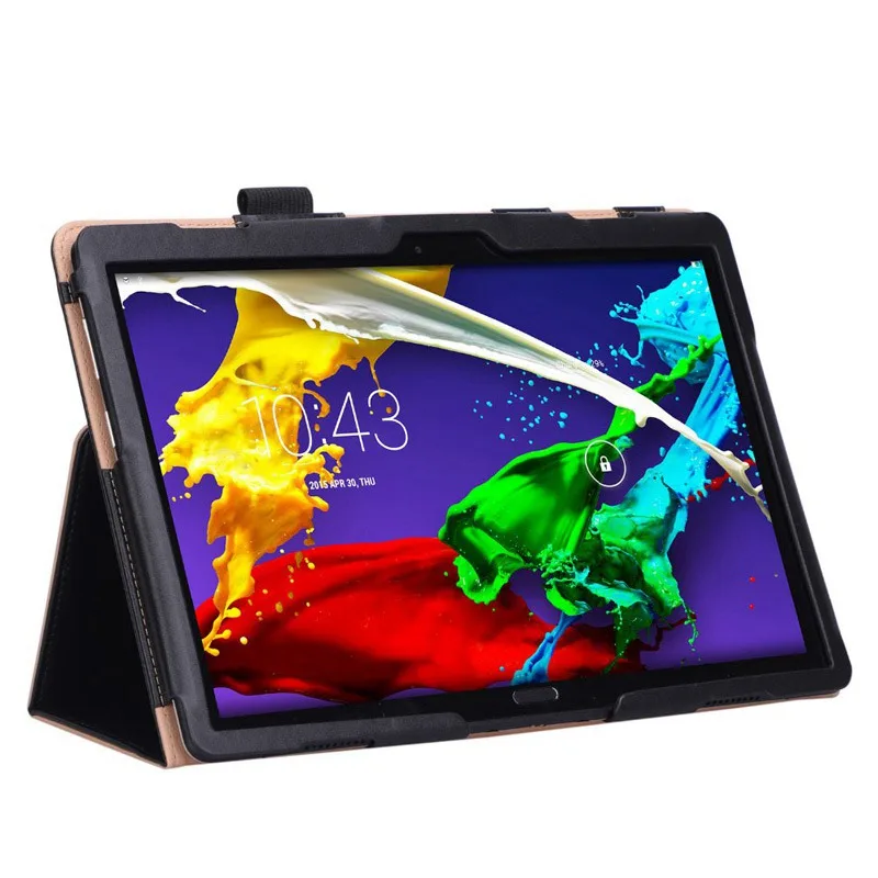 Чехол-подставка из искусственной кожи для lenovo Tab M10 TB-X605F, чехол-подставка для планшета M10 X605 10,1 дюймов, Чехол+ пленка