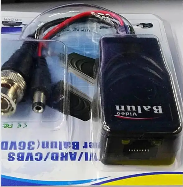 1 Пара Пассивный CCTV коаксиальный BNC видео Мощность Балун|Коробки передач и кабели|