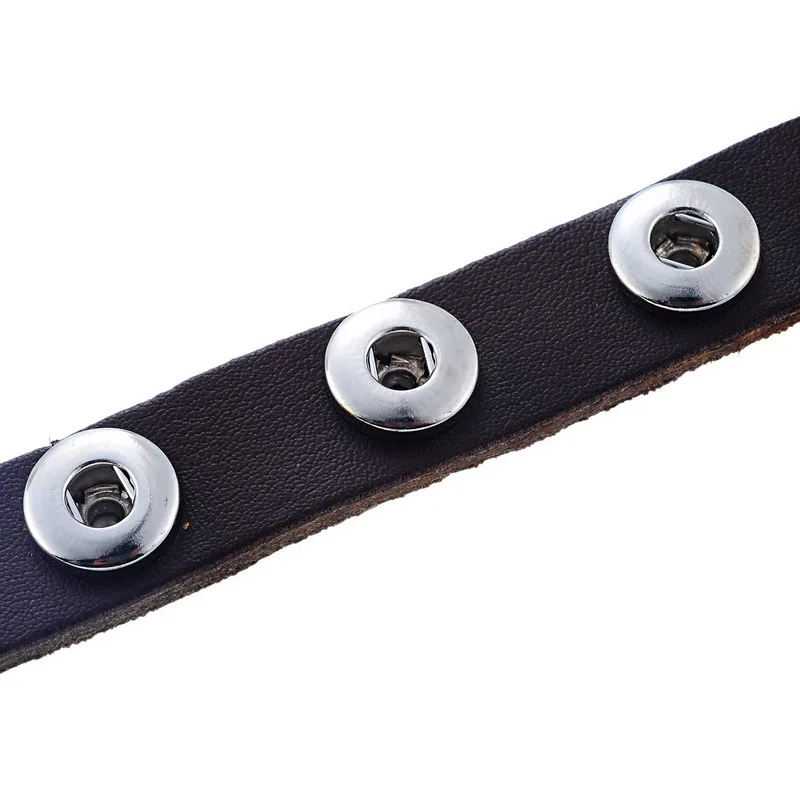 Сделай сам из натуральной кожи черного цвета Детская оснастки браслеты браслет