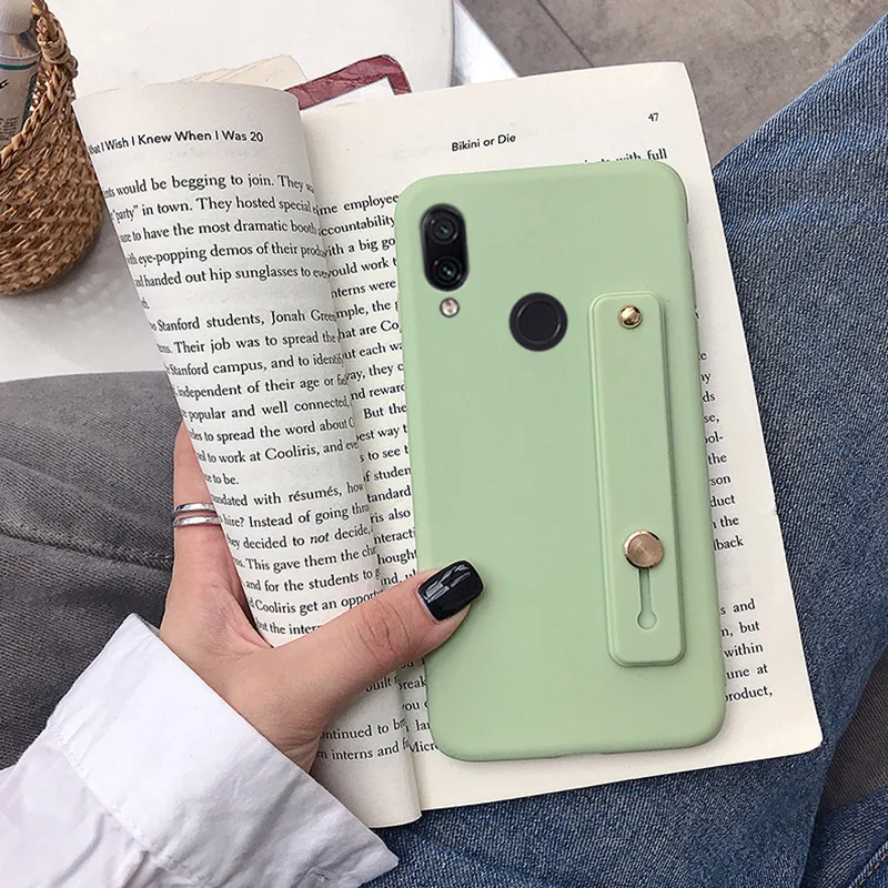 Силиконовый чехол с ремешком на руку для huawei p30 p20 lite pro p8 p9 p10 p smart plus, держатель с подставкой, мягкий чехол