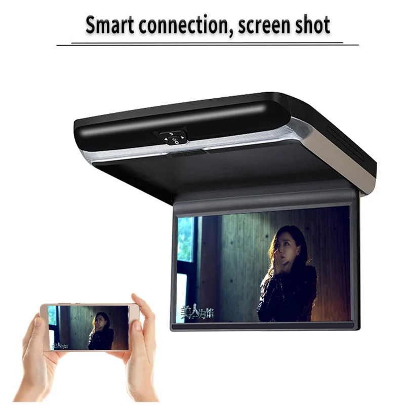 Потолочный монитор с креплением на крышу автомобиля 13 3 дюйма Android 6 0 1080P HD видео