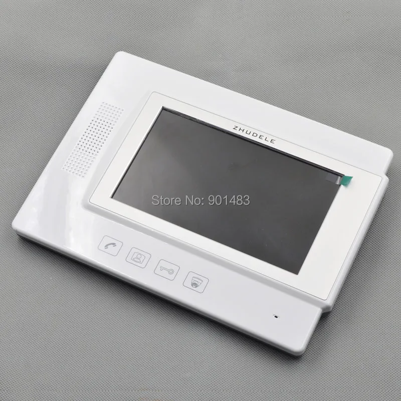 Бесплатная доставка! zhudele 7 дюймов TFT Монитор LCD Цветной Видео-Телефон Двери