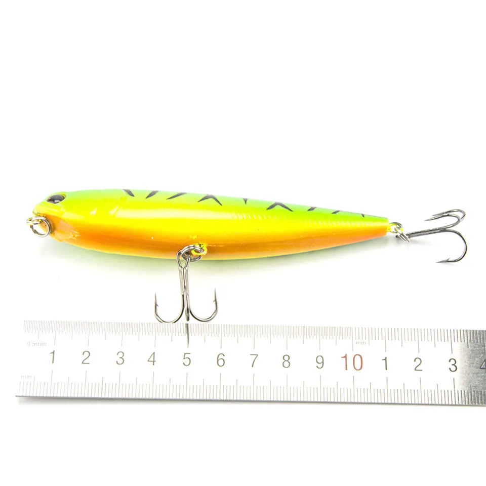 10 шт./лот карандашная приманка Topwater Dogs жесткие приманки 12 см 22 г пластиковый