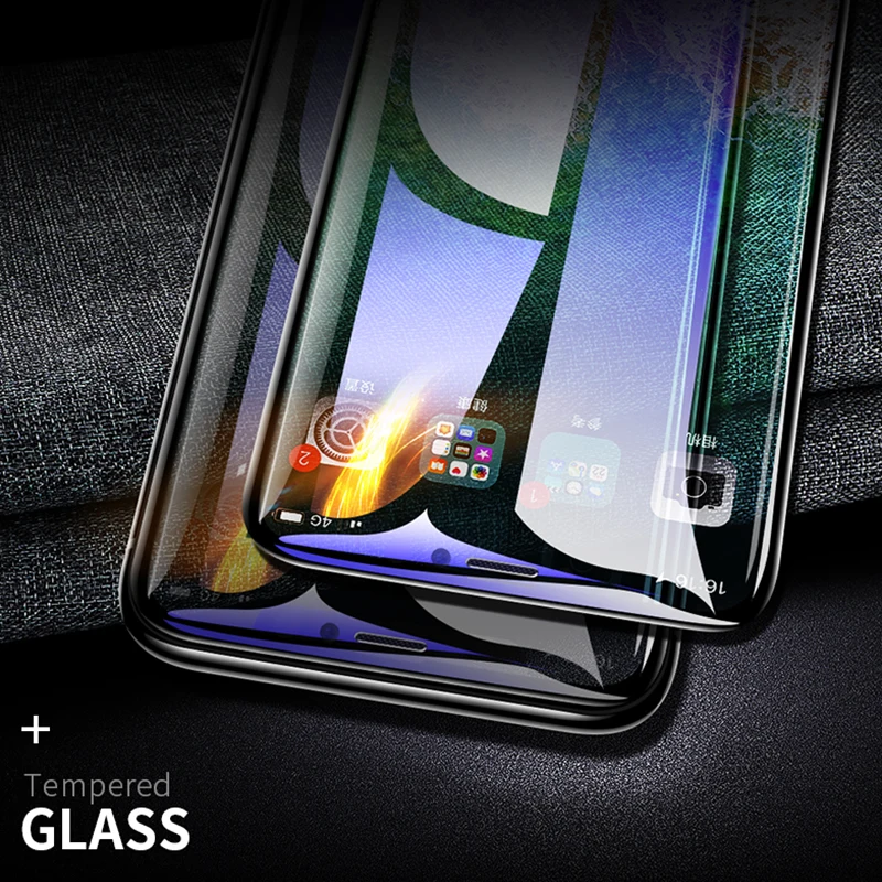 Закаленное стекло для iPhone 7 8 6 6S Plus 5 Защита экрана X Xs Max XR Защитное | Мобильные