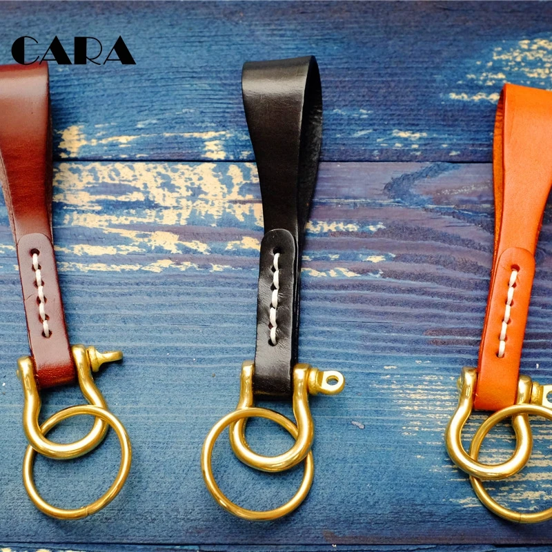 Новинка женский брелок для ключей из натуральной кожи от мотоцикла мужской