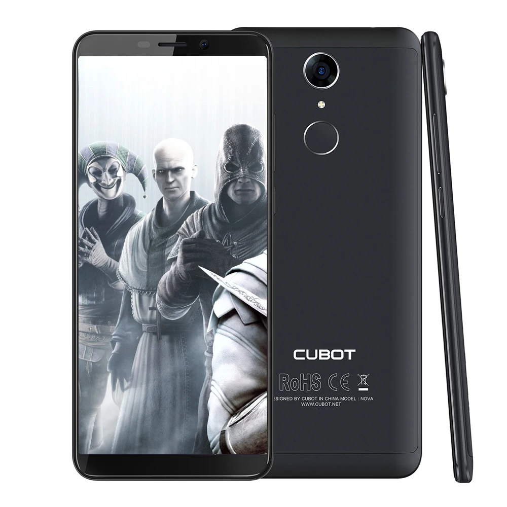 Восстановленный смартфон CUBOT Nova Android 8 1 4G 5 "MTK6739 четырехъядерный 3 ГБ ОЗУ 16 Гб ПЗУ