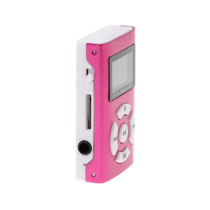 USB мини MP3-плеер с ЖК-экраном поддержка Micro SD TF карты 32 ГБ стильный дизайн