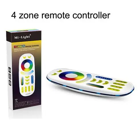 4 zone remote Ми свет 4 W RGB CCT светодиодный Spotlight GU10 MR16 AC 110 V 220 V DC12V 2,4G РФ дистанционного Беспроводной Wi-Fi телефон приложение Управление Светодиодная лампа RGBW лампа - Испускаемый цвет: 4 zone remote