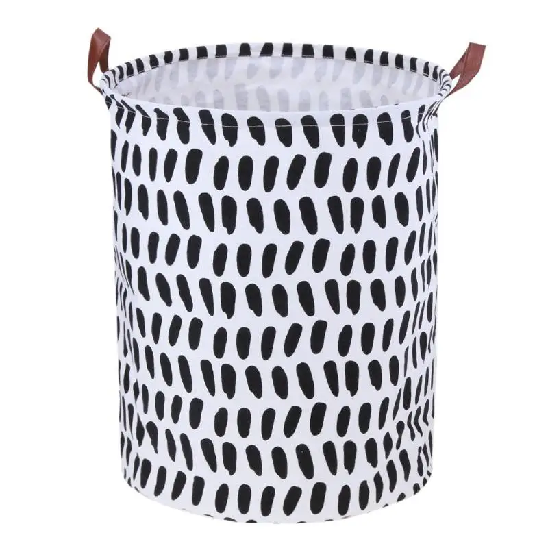 o Портативная корзина для белья, коробка для хранения игрушек, супер большая сумка, холст, для мытья грязной одежды, большая корзина, органайзер, корзина с ручкой - Цвет: o
