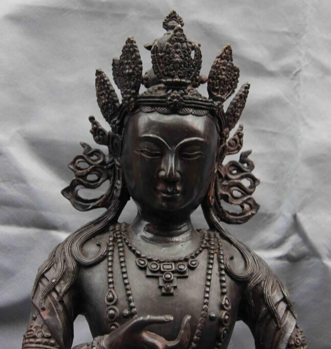 Shitou 001464 медный Бронзовый Vajradhara Guan Yin Kwan-yin боддхисаттва статуя божества Будды | Дом