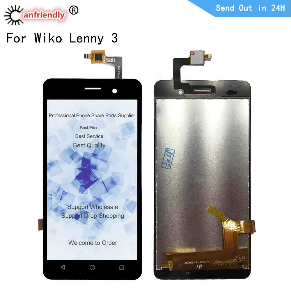 Pantalla LCD de 5,0 pulgadas para tel&eacute;fono m&oacute;vil, montaje de digitalizador de monitor con sensor de pantalla t&aacute;ctil, compatible con modelo de pantalla LCD de 3 pulgadas, de reemplazo-0