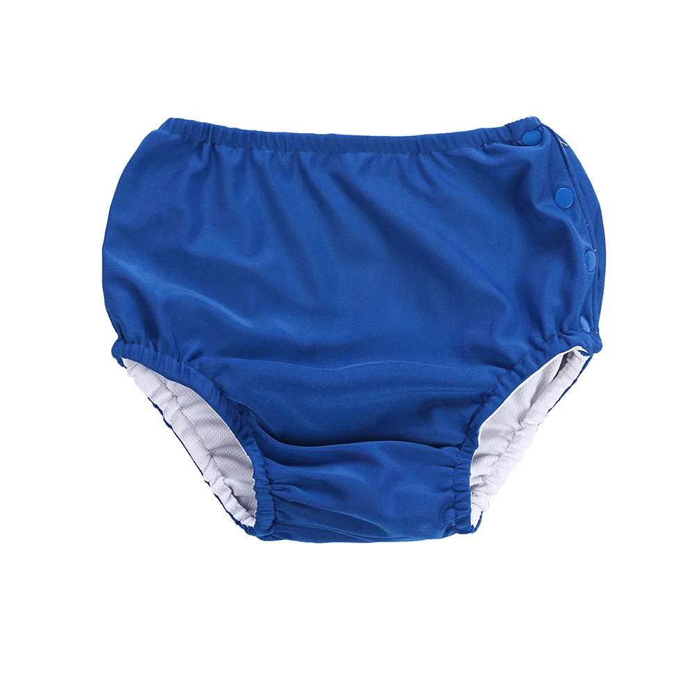 Купальники для малышей младенцев новорожденных девочек однотонные многоразовые