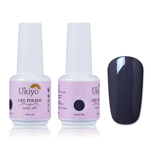 1538 Ukiyo 15 мл замочить УФ-гель для ногтей УФ светодиодный лак или маникюрный гель лак Топ базовый праймер - Цвет: 1538