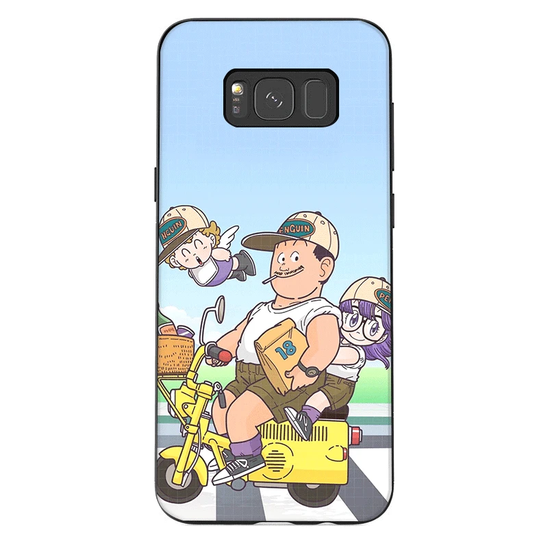 Чехол для телефона из мягкого ТПУ Samsung M10 M20 M30 M40 S6 S7 Edge S8 S9 S10 S10E Plus Note 8 9 10 аниме