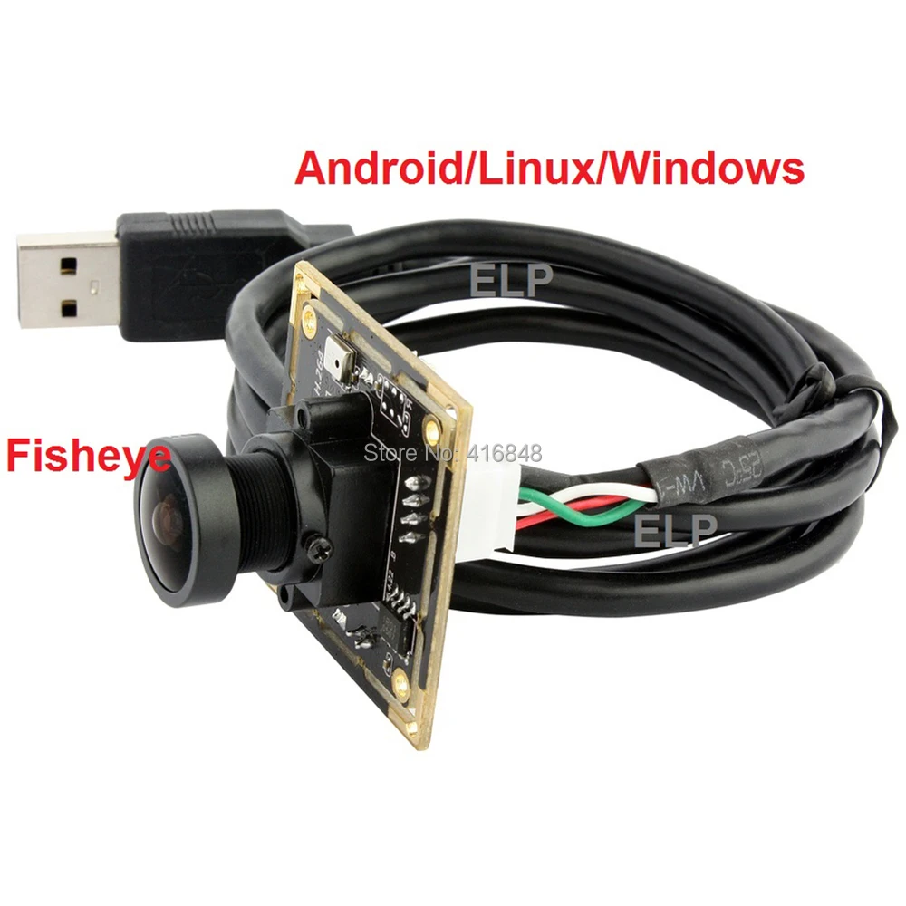 H.264 MJPEG YUY2 2MP широкий обзор 170 градусов рыбий глаз usb модуль камеры UVC для