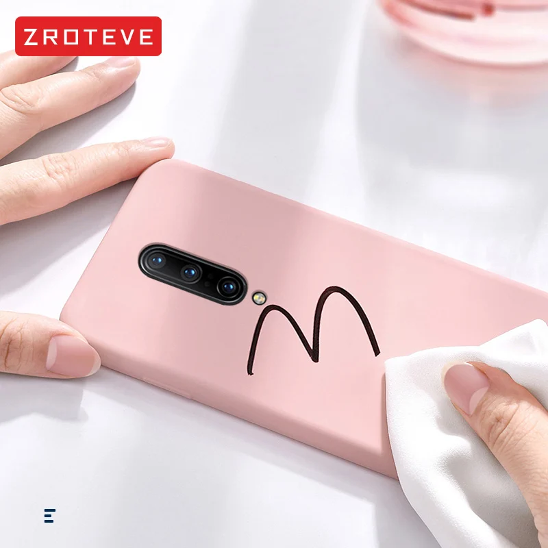 ZROTEVE чехол OnePlus 7 Pro тонкий из ТПУ мягкий One Plus жидкий силиконовый задняя крышка