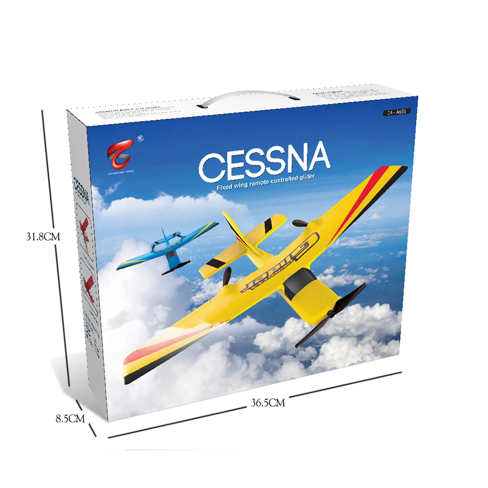 ZC Z50 2 4G 2CH 340 мм Wingspan EPP Радиоуправляемый планер RTF хорошие модели игрушек для детей