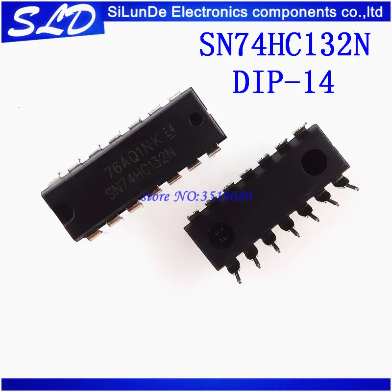 

Free Shipping 100pcs/lot 74HC132 74HC132N SN74HC132 SN74HC132N DIP DIP-14 new and original In Stock