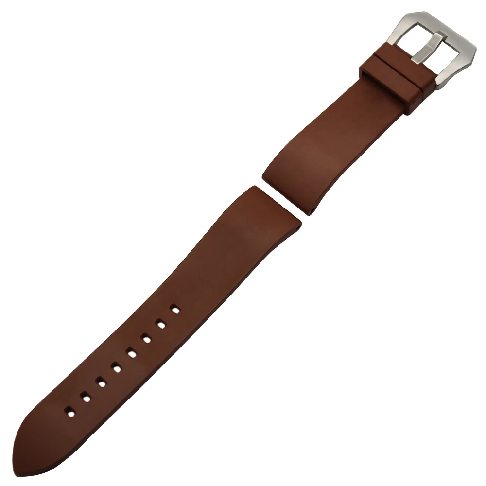 Ремешок для часов 22 мм резиновый браслет Pebble Time / Steel Moto 360 2 46 316L стальная пряжка на